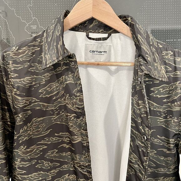 Carhartt WIP - Strike Coach Jacket in Camo (#1022421.676.00.03) - Brown, Green - Picture 10 of 10